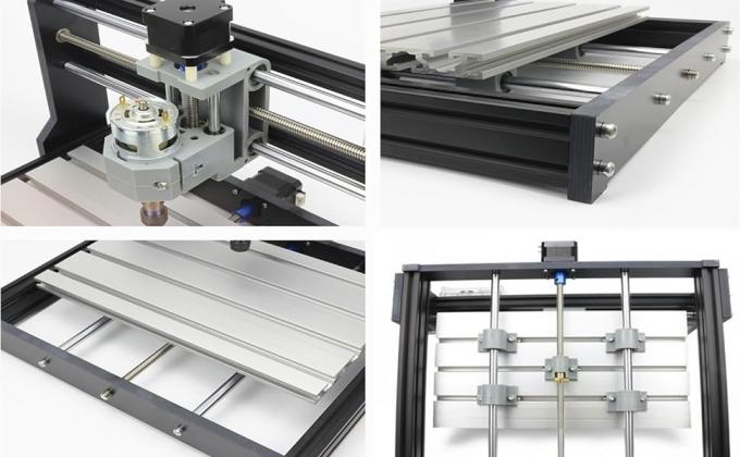 EE.UU. Stock 1610 PRO m&aacute;quina de fresado de madera CNC Kit 3 Ejes escritorio GRBL controlador DIY grabador ER11 0