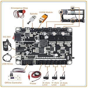 US Stock 3018 PRO Mini m&aacute;quina de grabado de madera CNC 3 Ejes Router m&aacute;quina GRBL controlador ER11 4