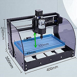 US Stock CNC Mini Router 3018 Pro Max ER11 3 Ejes DIY Mini grabado de madera PCB fresado de PVC 0