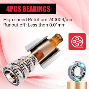 2.2kw ER20 Kit de motor de eje CNC refrigerado por aire para la m&aacute;quina CNC 3