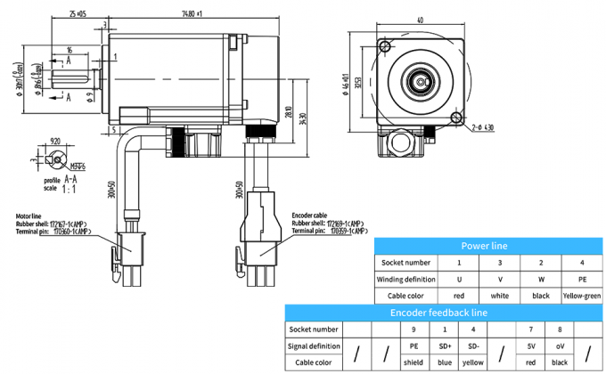 100W AC Servo Motor Kit 3000rpm 32Ncm Servo Motor controlador de conductor CNC Controller Kit 220V 1