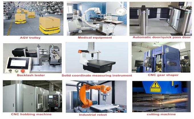 Controller CNC Kit de servo motor de CA 3000 rpm 64Ncm 200W 17 bits codificador magn&eacute;tico 6